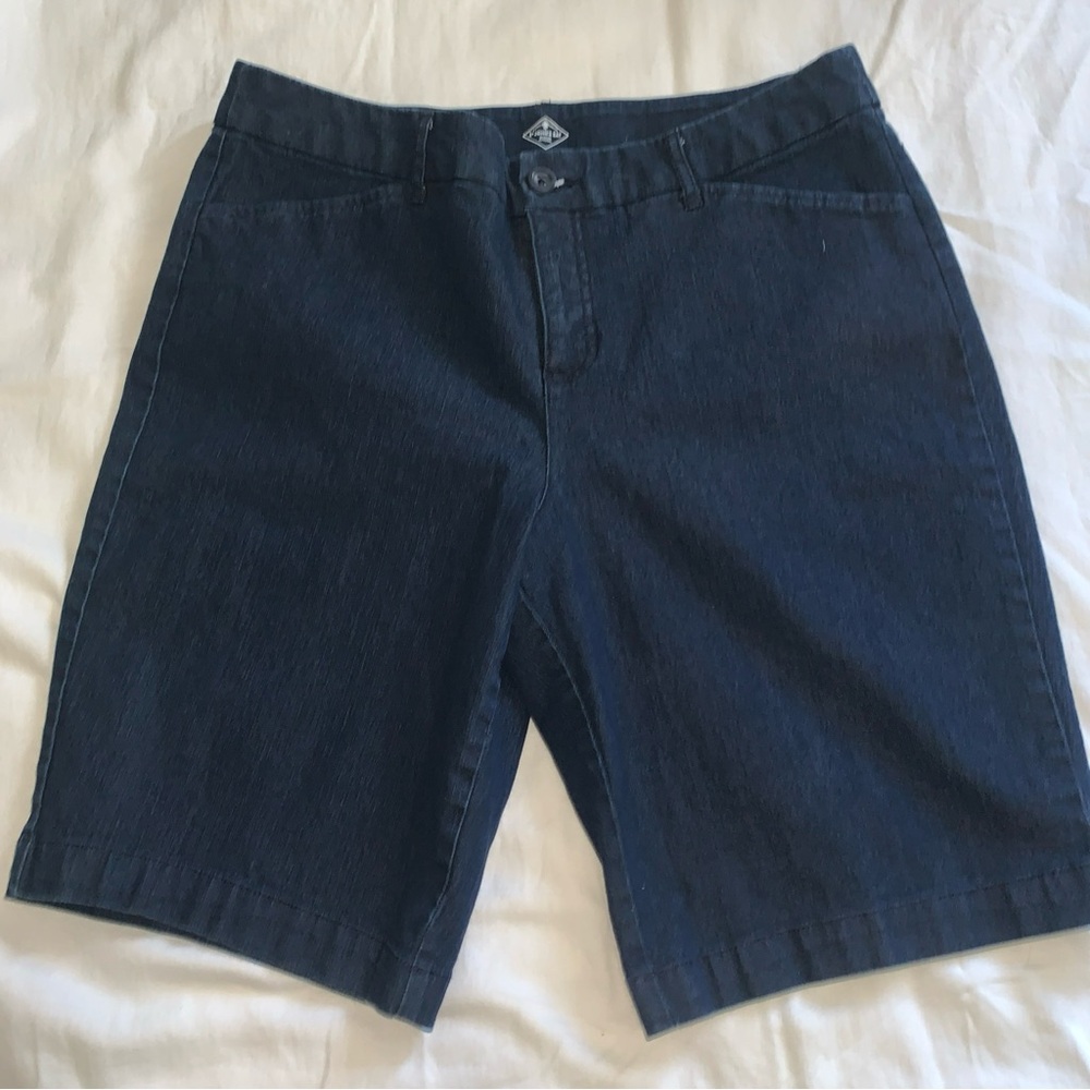 Dark Blue Denim Shorts Sz 14
